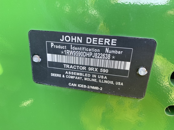 2023 John Deere 9RX 590 Tractor Rubber Track