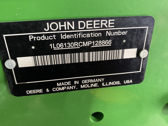 2022 John Deere 6130R Tractor