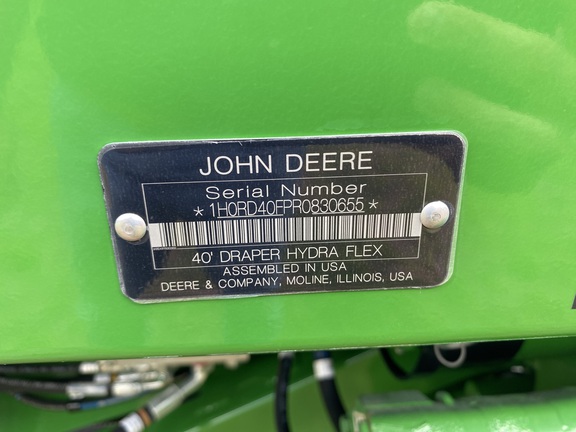 2024 John Deere RD40F Header Combine