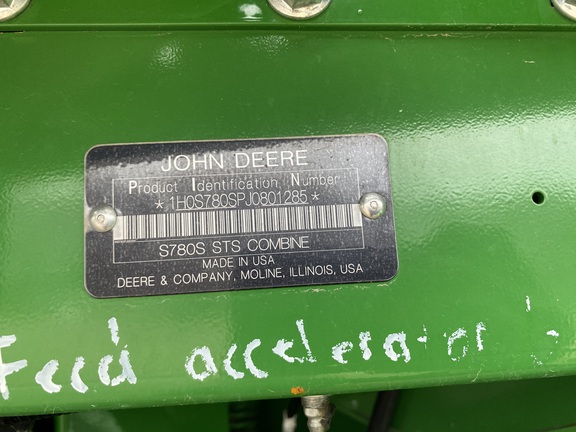 2018 John Deere S780 Combine