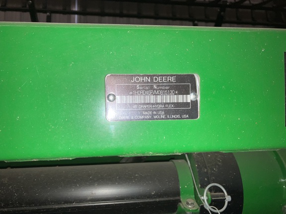 2021 John Deere RD45F Header Combine