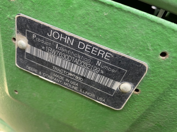 2010 John Deere 7630 Tractor