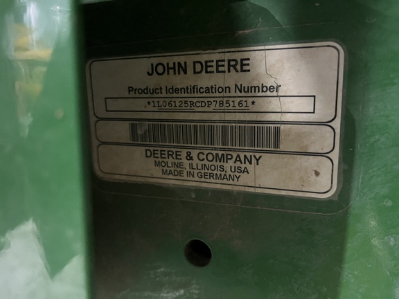 2013 John Deere 6125R Tractor