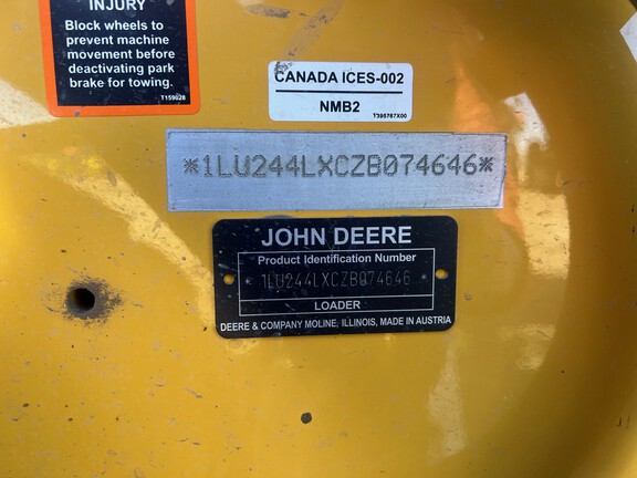 2023 John Deere 244L Compact Utility Loader