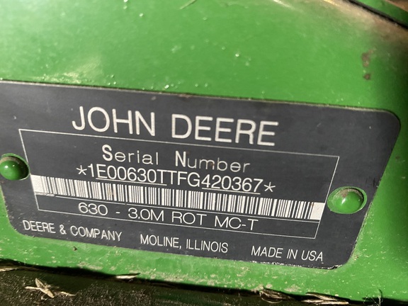 2016 John Deere 630 Mower Conditioner