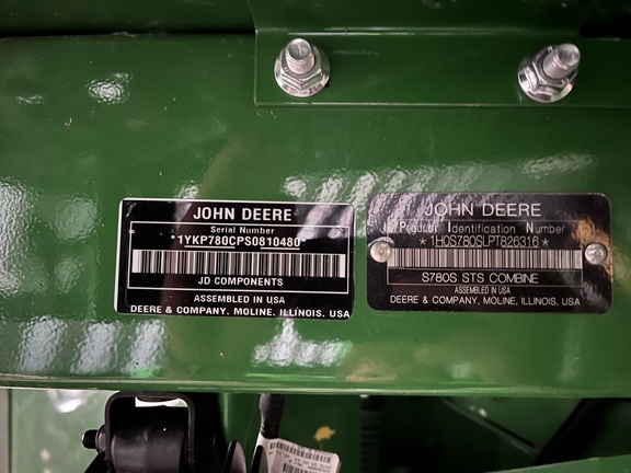 2023 John Deere S780 Combine