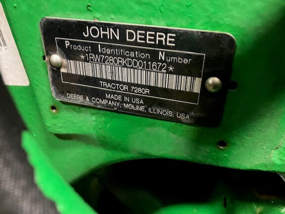 2013 John Deere 7280R Tractor