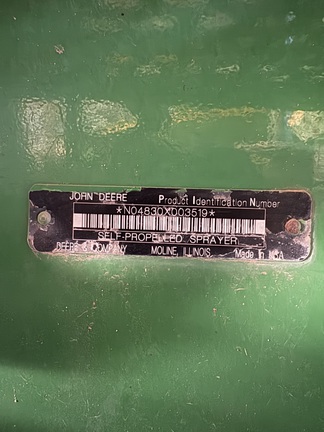 2009 John Deere 4830 Sprayer/High Clearance