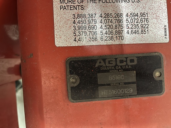 2008 AGCO White 8516 Planter