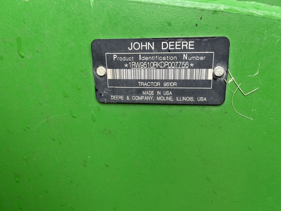 2013 John Deere 9510R Tractor 4WD