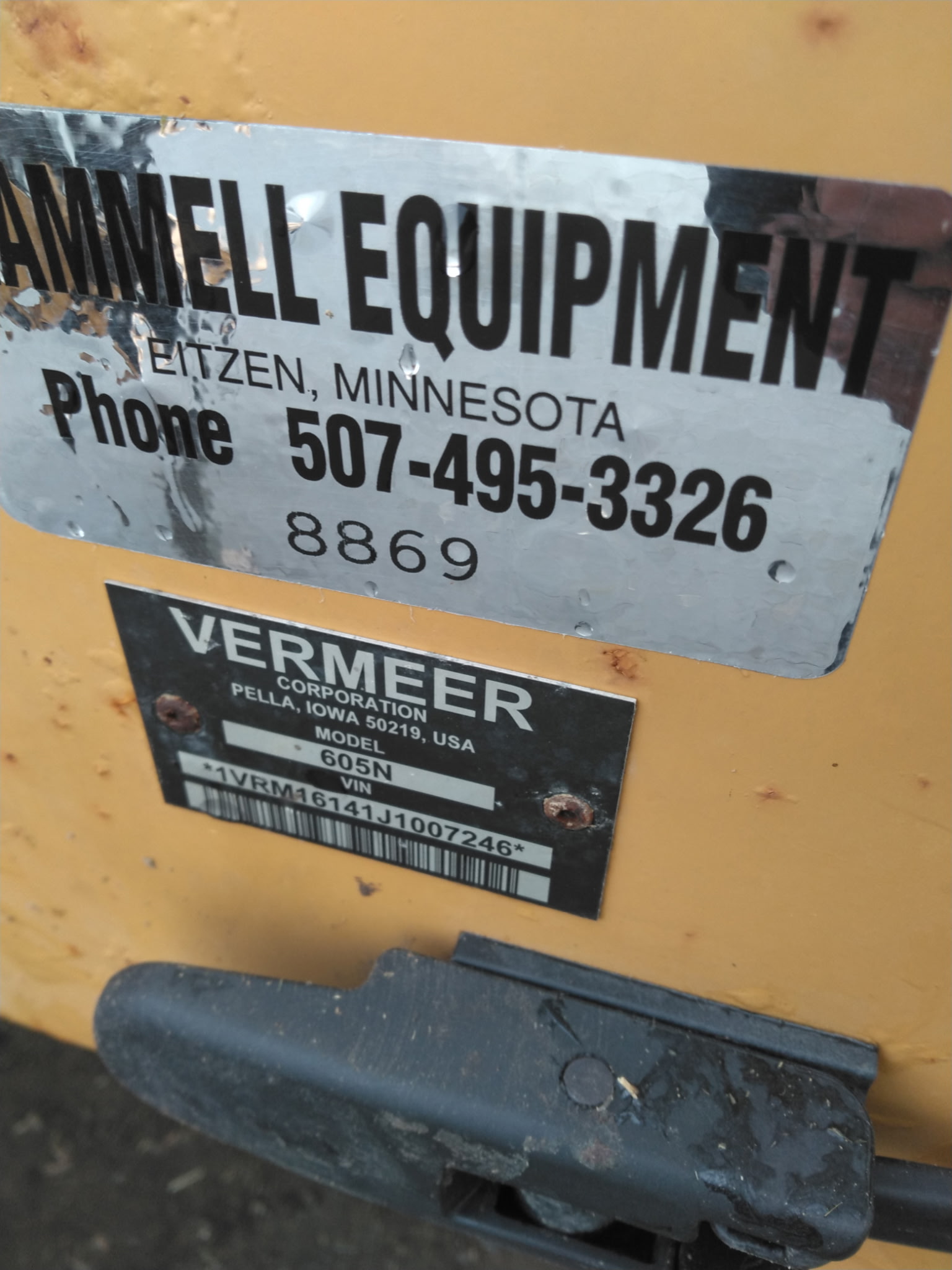 2018 Vermeer 605N Baler/Round