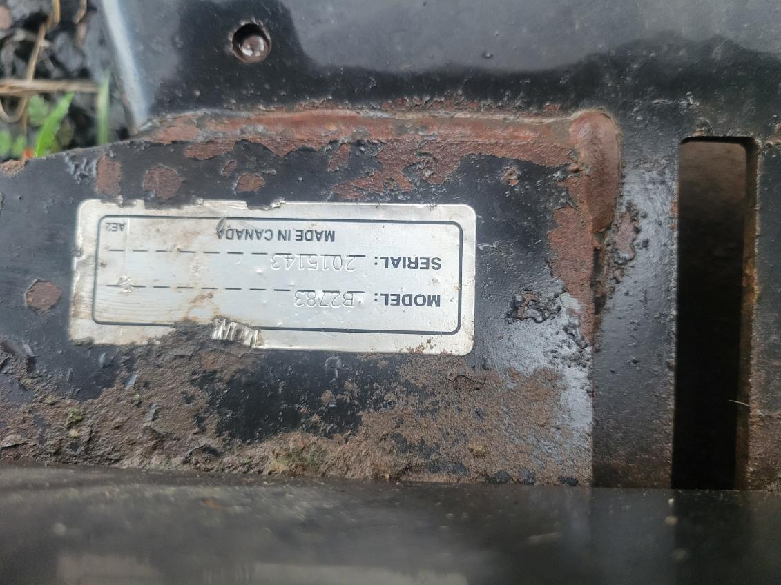 Kubota B2782 Snow Blower Attachments