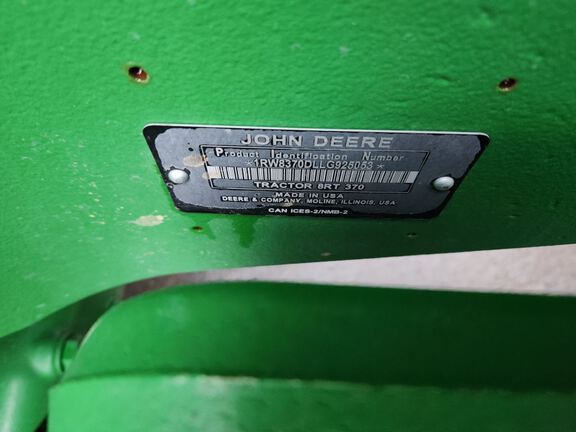 2021 John Deere 8RT 370 Tractor Rubber Track