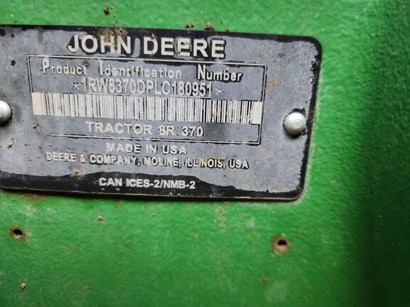 2021 John Deere 8R 370 Tractor
