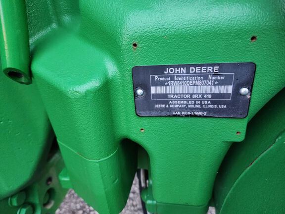 2023 John Deere 8RX 410 Tractor Rubber Track