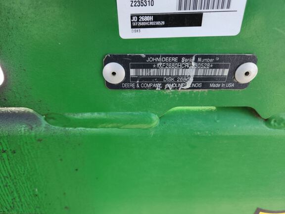 2024 John Deere 2680H Disk