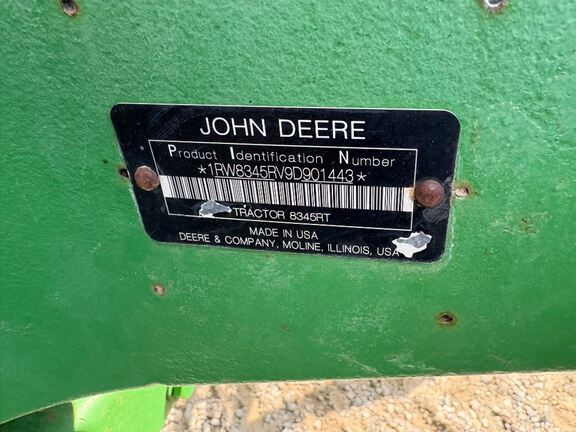 2010 John Deere 8345RT Tractor Rubber Track