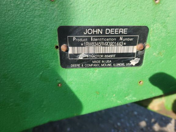 2010 John Deere 8345RT Tractor Rubber Track