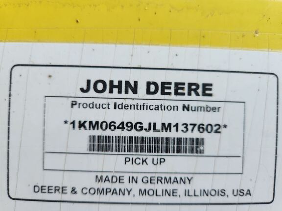 2021 John Deere 649 Header Forage