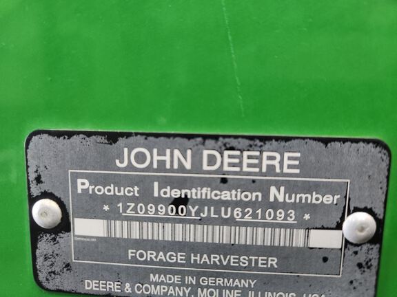 2021 John Deere 9900 Forage Harvester