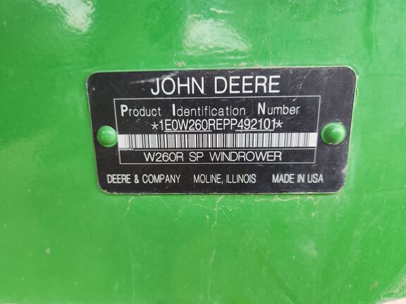 2023 John Deere W260R Windrower
