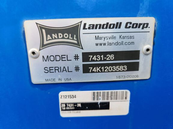 Landoll 7431-26 Misc