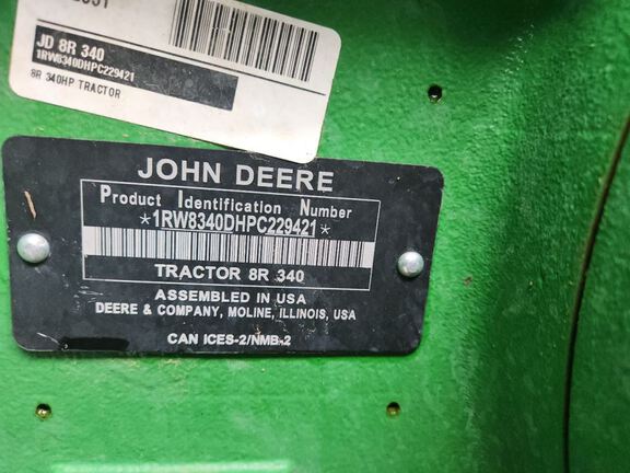 2023 John Deere 8R 340 Tractor