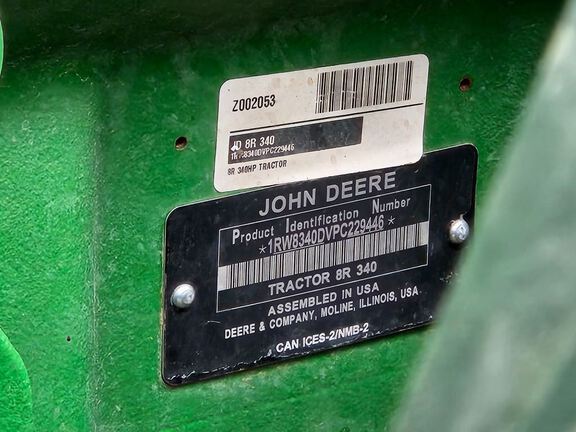 2023 John Deere 8R 340 Tractor