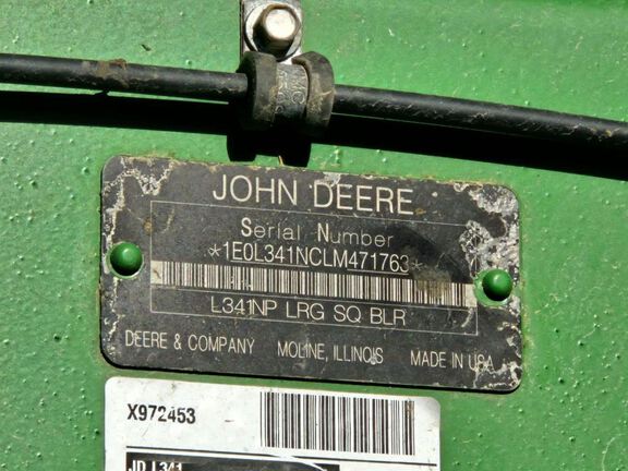 2021 John Deere L341 Baler/Big Square