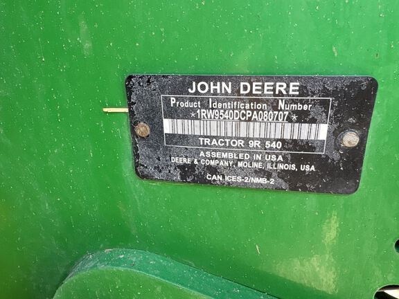 2023 John Deere 9R 540 Tractor 4WD