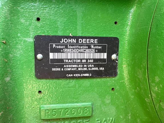 2025 John Deere 8R 340 Tractor