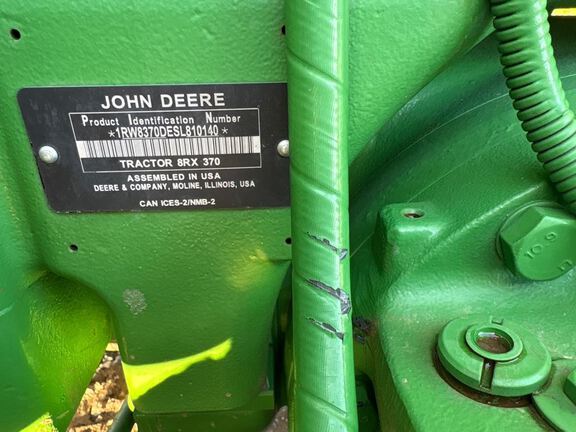 2025 John Deere 8RX 370 Tractor Rubber Track