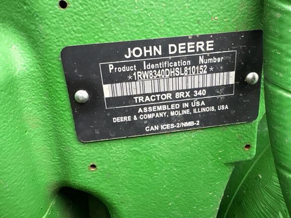 2025 John Deere 8RX 340 Tractor Rubber Track
