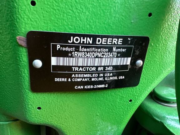 2022 John Deere 8R 340 Tractor