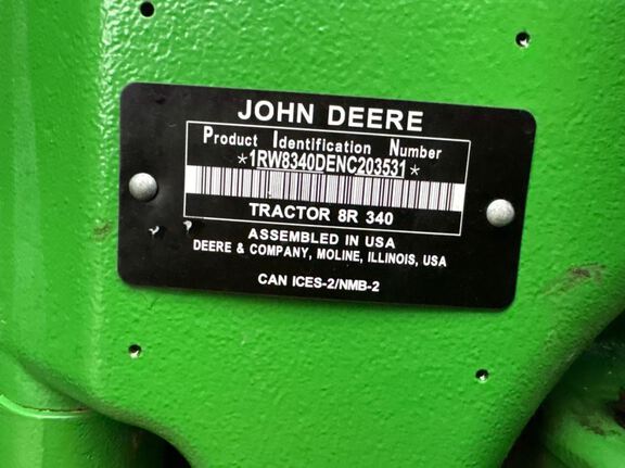 2022 John Deere 8R 340 Tractor