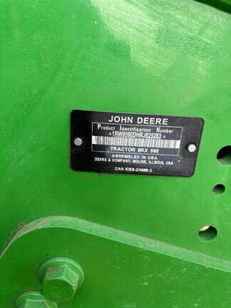 2024 John Deere 9RX 590 Tractor Rubber Track