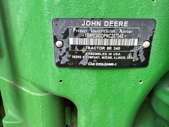 2022 John Deere 8R 340 Tractor