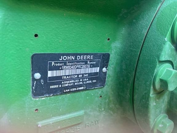 2025 John Deere 8R 340 Tractor