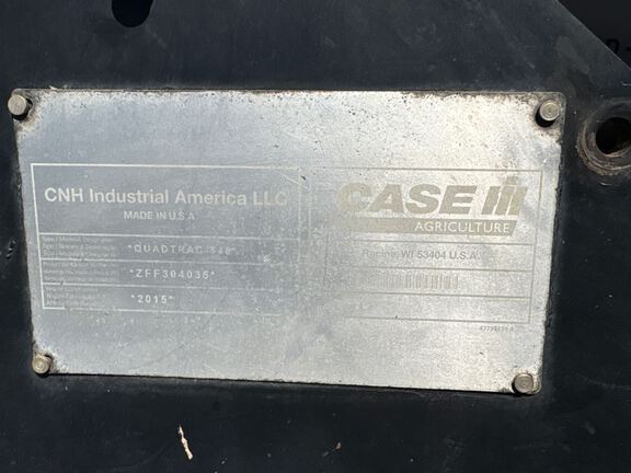 2015 Case 540 QUAD Tractor Rubber Track