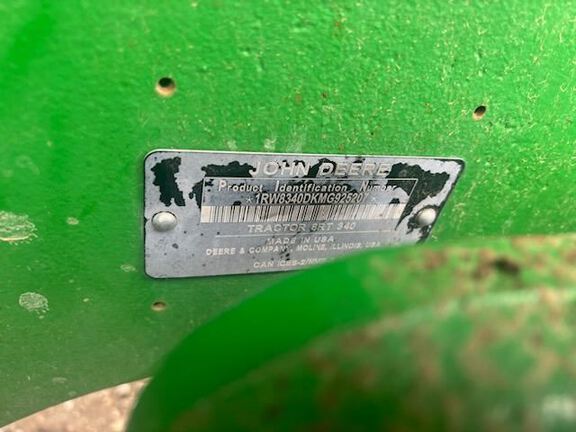 2021 John Deere 8RT 340 Tractor Rubber Track
