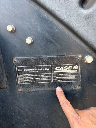 2019 Case 580 Tractor Rubber Track