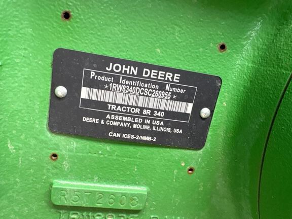 2025 John Deere 8R 340 Tractor