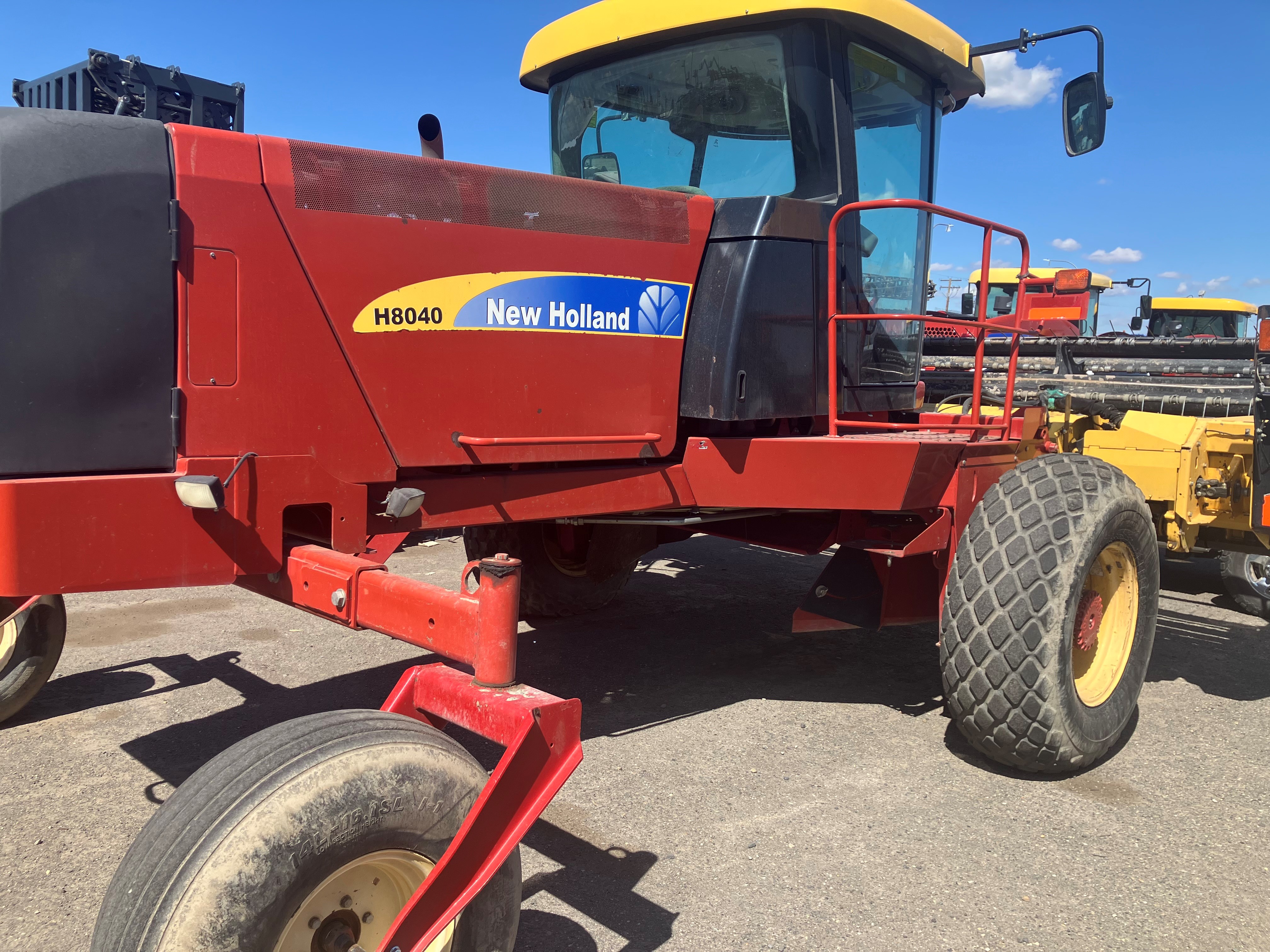 2011 New Holland H8040 Windrower