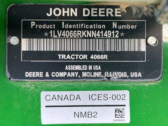 2023 John Deere 4066R Tractor Compact