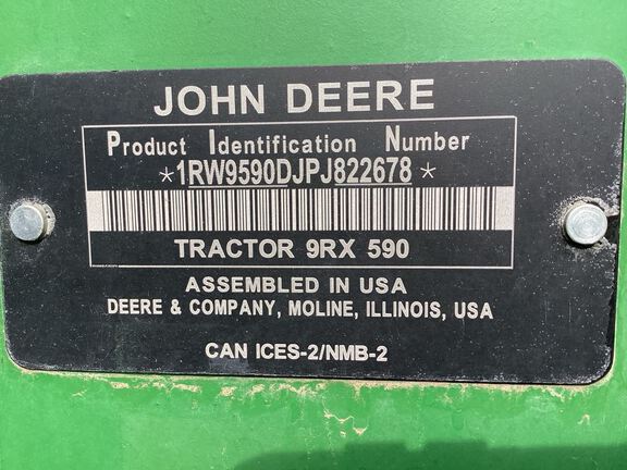 2023 John Deere 9RX 590 Tractor Rubber Track