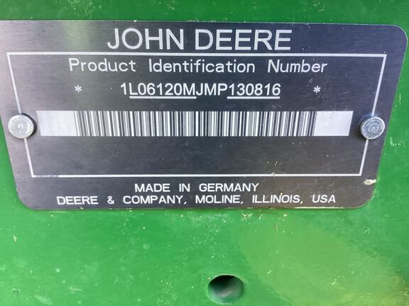 2022 John Deere 6120M Tractor