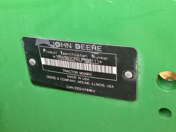 2020 John Deere 9520RX Tractor Rubber Track