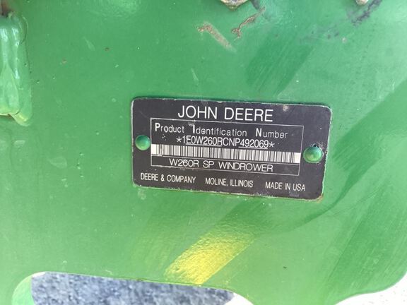 2023 John Deere W260R Windrower