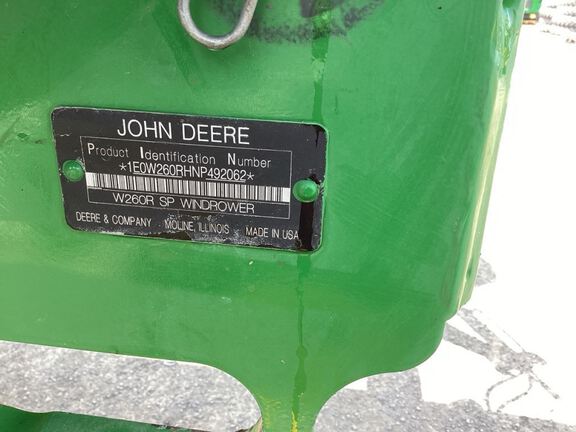 2023 John Deere W260R Windrower