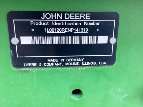 2022 John Deere 6120R Tractor
